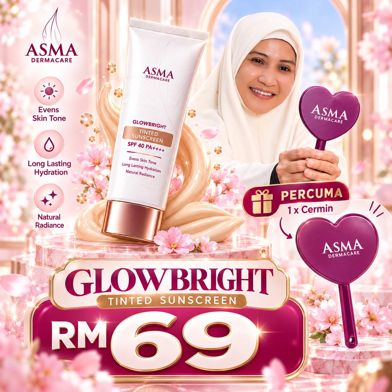 Glowbright Tinted Sunscreen RM69